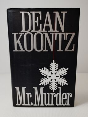 4 For $12 Dean Koontz "Mr. Murder" Hardcover - Black & White Cover